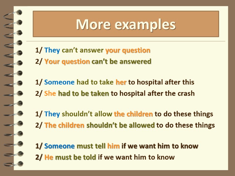 1/ They can’t answer your question 2/ Your question can’t be answered  1/